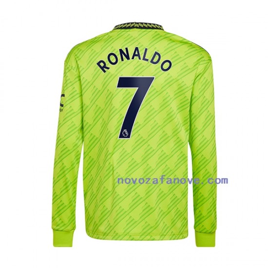 Nogometni Dres Manchester United Cristiano Ronaldo Muški Treći 2022-2023 Dugim Rukavima
