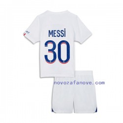 Nogometni Dres Paris Saint-Germain Messi 30 Dječji Treći 2022-2023 Kratkih Rukava