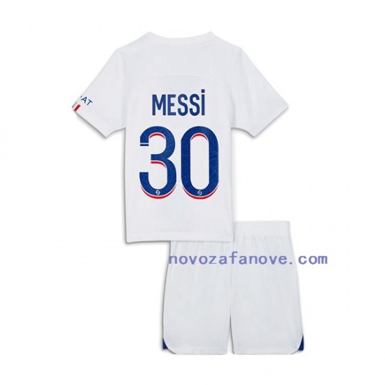 Nogometni Dres Paris Saint-Germain Messi 30 Dječji Treći 2022-2023 Kratkih Rukava