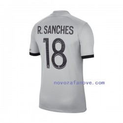 Nogometni Dres Paris Saint-Germain R.Sanches 18 Muški Gostujući 2022-2023 Kratkih Rukava
