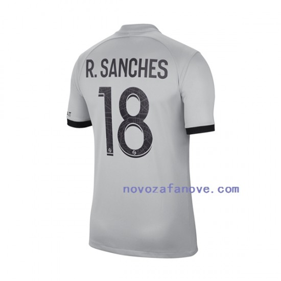 Nogometni Dres Paris Saint-Germain R.Sanches 18 Muški Gostujući 2022-2023 Kratkih Rukava
