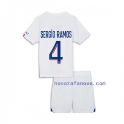 Nogometni Dres Paris Saint-Germain Sergio Ramos 4 Dječji Treći 2022-2023 Kratkih Rukava