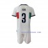 Nogometni Dres Portugal PEPE 3 Dječji Gostujući Svjetsko prvenstvo 2022 Kratkih Rukava
