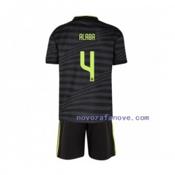 Nogometni Dres Real Madrid David Alaba 4 Dječji Treći 2022-2023 Kratkih Rukava