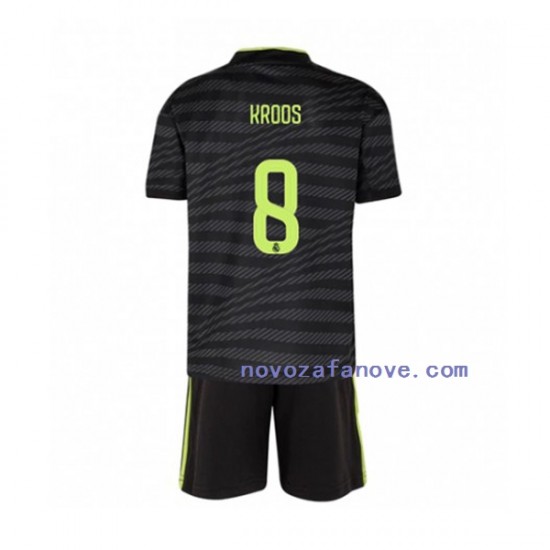 Nogometni Dres Real Madrid Toni Kroos 8 Dječji Treći 2022-2023 Kratkih Rukava