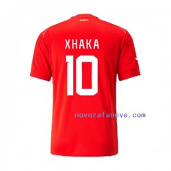 Nogometni Dres Švicarska Xhaka 10 Muški Domaći Svjetsko prvenstvo 2022 Kratkih Rukava