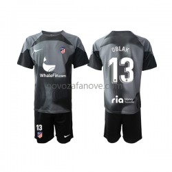 Nogometni Dres Atlético Madrid Jan Oblak 13 Golmanski Dječji Gostujući 2022-2023 Kratkih Rukava