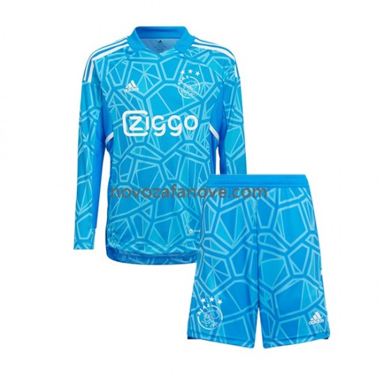 Nogometni Dres AFC Ajax Golmanski Dječji Domaći 2022-2023 Dugim Rukavima