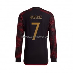 Nogometni Dres Njemačka Havertz 7 Muški Gostujući Svjetsko prvenstvo 2022 Dugim Rukavima