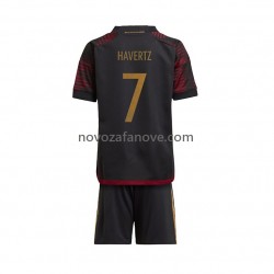 Nogometni Dres Njemačka Havertz 7 Dječji Gostujući Svjetsko prvenstvo 2022 Kratkih Rukava