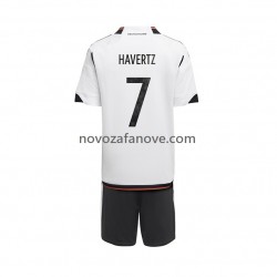 Nogometni Dres Njemačka Havertz 7 Dječji Domaći Svjetsko prvenstvo 2022 Kratkih Rukava