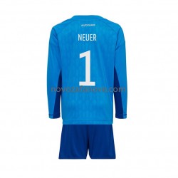 Nogometni Dres Njemačka Manuel Neuer 1 Golmanski Dječji Domaći Svjetsko prvenstvo 2022 Dugim Rukavima