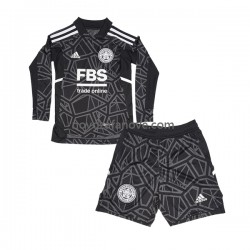 Nogometni Dres Leicester City Golmanski Dječji Domaći 2022-2023 Dugim Rukavima