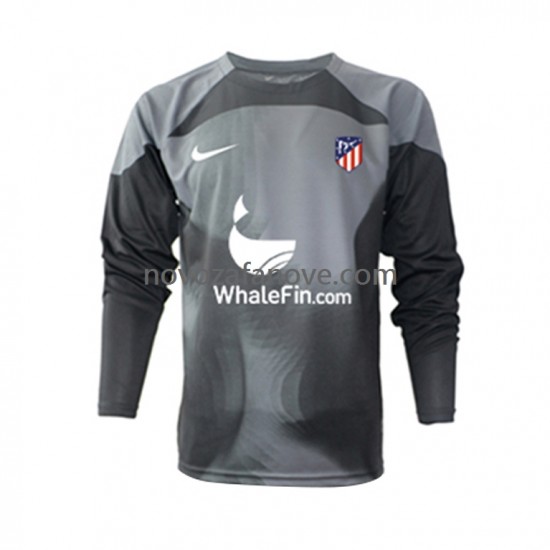 Nogometni Dres Atlético Madrid Golmanski Muški Gostujući 2022-2023 Dugim Rukavima