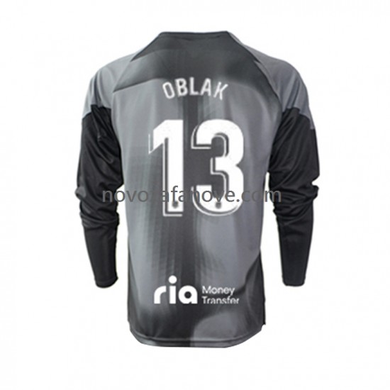 Nogometni Dres Atlético Madrid Jan Oblak 13 Golmanski Muški Gostujući 2022-2023 Dugim Rukavima