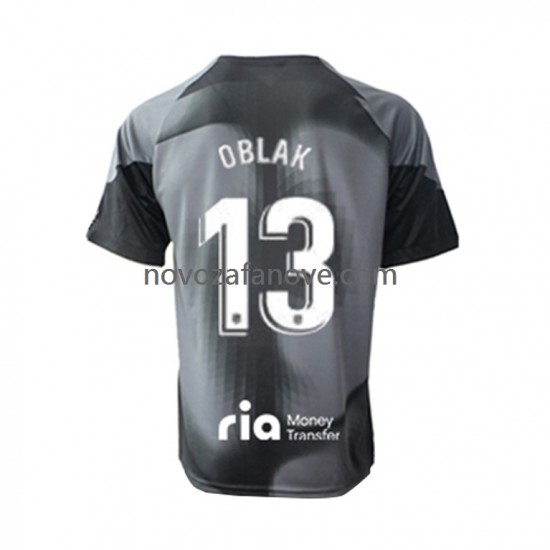 Nogometni Dres Atlético Madrid Jan Oblak 13 Golmanski Muški Gostujući 2022-2023 Kratkih Rukava
