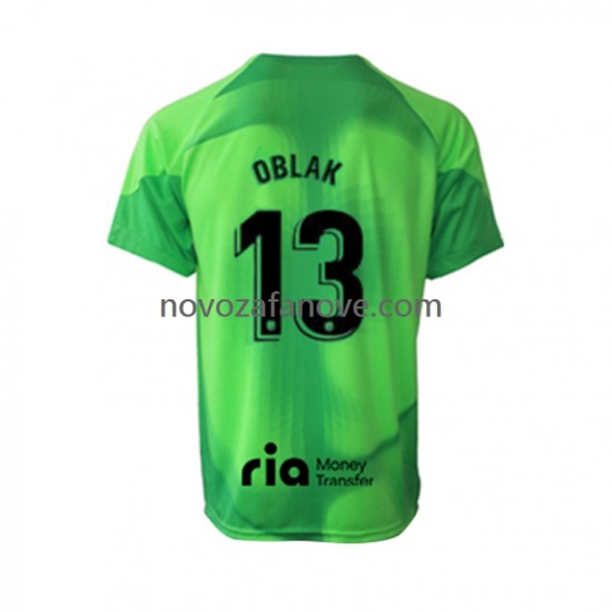 Nogometni Dres Atlético Madrid Jan Oblak 13 Golmanski Muški Domaći 2022-2023 Kratkih Rukava