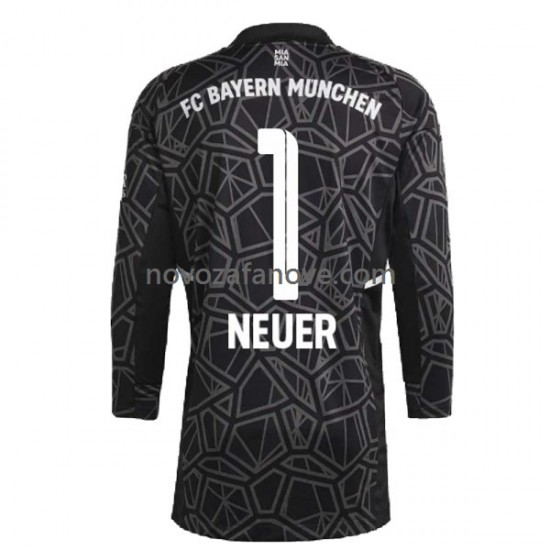 Nogometni Dres FC Bayern München Manuel Neuer 1 Golmanski Muški Gostujući 2022-2023 Dugim Rukavima