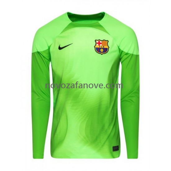 Nogometni Dres FC Barcelona Golmanski Muški Domaći 2022-2023 Dugim Rukavima