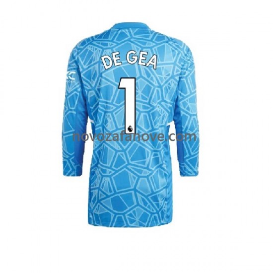 Nogometni Dres Manchester United DE GEA 1 Golmanski Muški Domaći 2022-2023 Dugim Rukavima