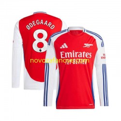 Nogometni Dres Arsenal Martin Odegaard 8 Muški Domaći 2024-2025 Dugim Rukavima