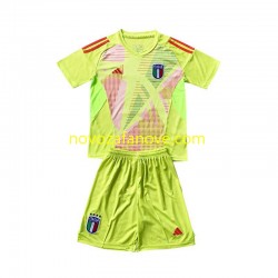 Nogometni Dres Italija Golmanski Dječji Domaći Euro 2024 Kratkih Rukava