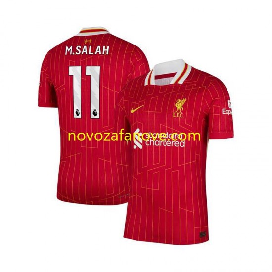 Nogometni Dres Liverpool Mohamed Salah 11 Muški Domaći 2024-2025 Kratkih Rukava