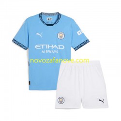 Nogometni Dres Manchester City Dječji Domaći 2024-2025 Kratkih Rukava