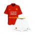 Nogometni Dres Manchester United 2007 Retro Dječji Domaći Kratkih Rukava