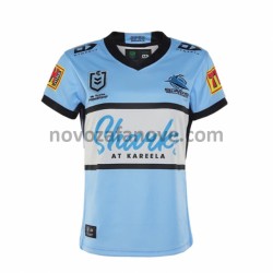 Nogometni Dres Cronulla Sutherland Sharks Rugby Domaći 2021 Kratkih Rukava