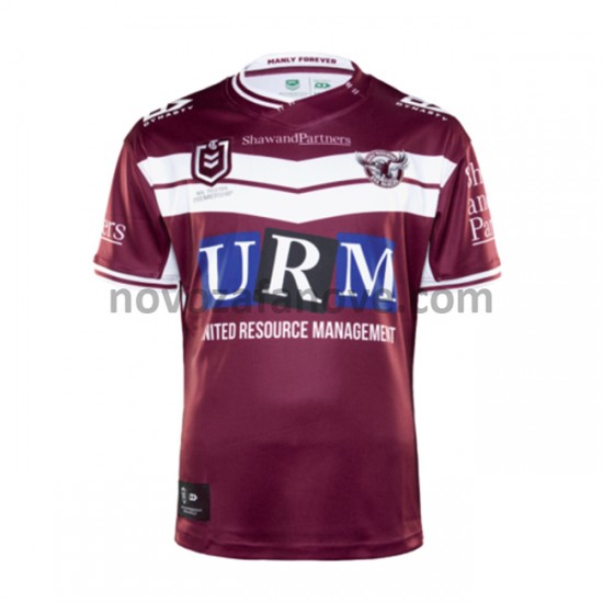 Nogometni Dres Manly Warringah Sea Eagles Rugby Domaći 2021 Kratkih Rukava