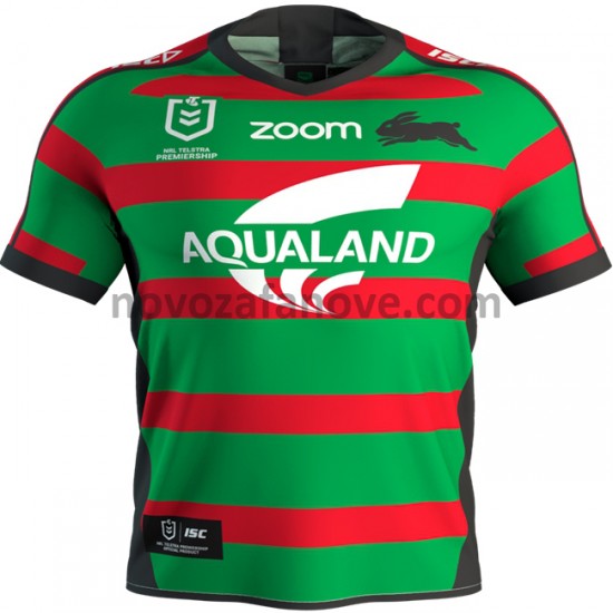 Nogometni Dres South Sydney Rabbitohs Rugby Domaći 2020 Kratkih Rukava