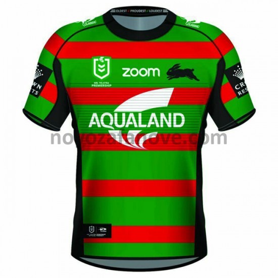 Nogometni Dres South Sydney Rabbitohs Rugby Domaći 2021 Kratkih Rukava