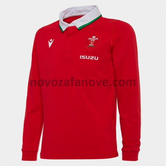 Nogometni Dres Wales Rugby Classic Domaći 2020-2021 Dugim Rukavima