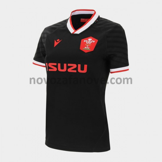Nogometni Dres Wales Rugby Ženska Gostujući 2020-2021 Kratkih Rukava